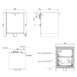 dimensions armoire basse lithium ion charge 90